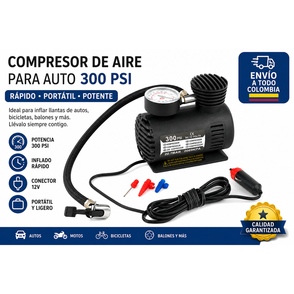 Mini Compresor Portátil: Tu aliado para cualquier emergencia en carretera