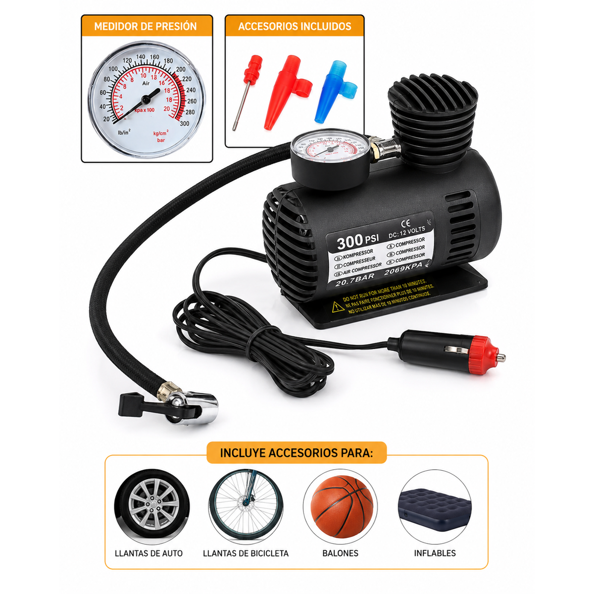Mini Compresor Portátil: Tu aliado para cualquier emergencia en carretera